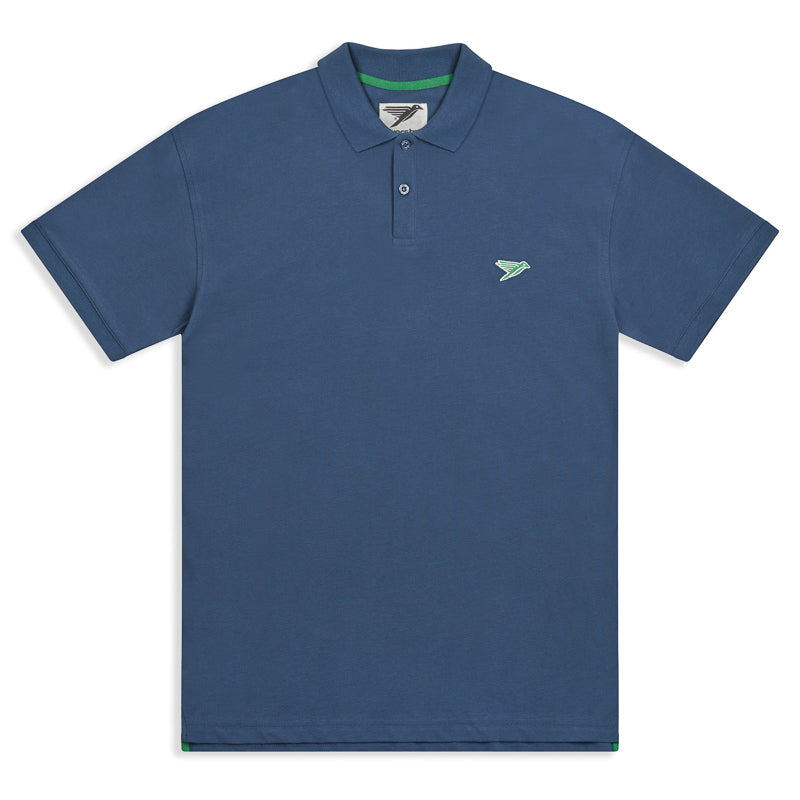 Silverstick marco organic cotton polo shirt deep sea