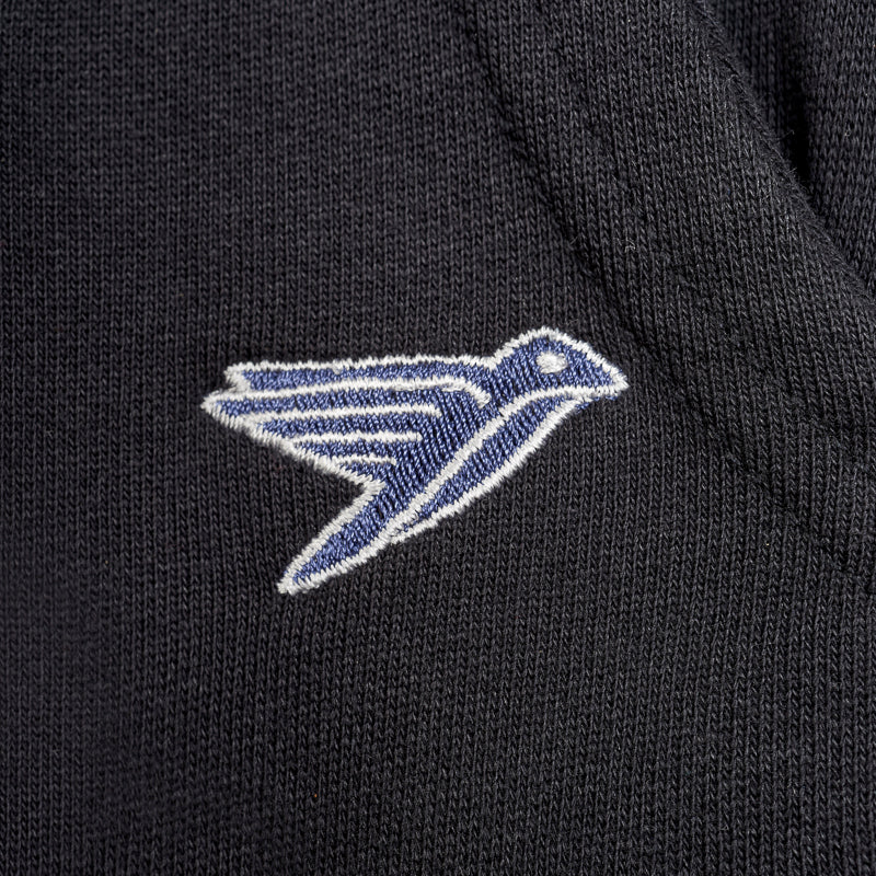 silverstick womens organic cotton johnson charcoal sweatpant embroidery