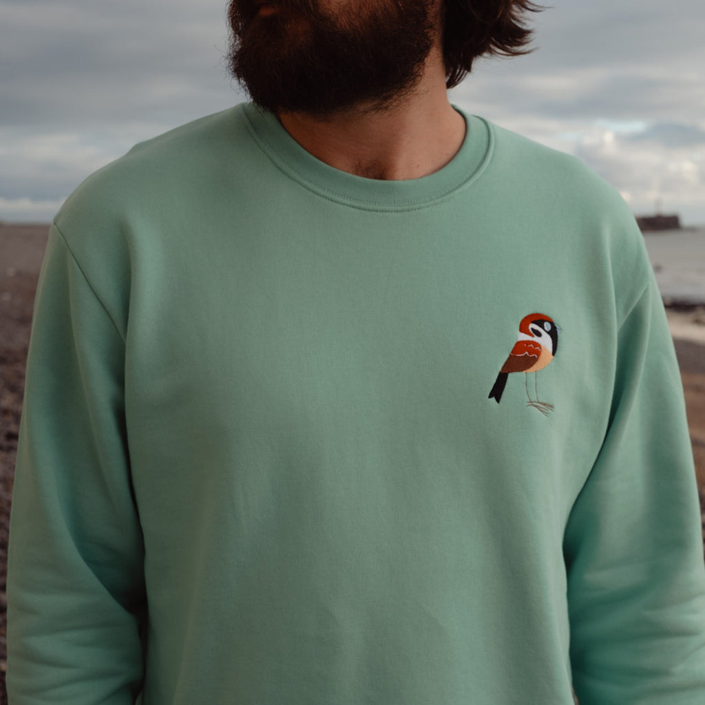 Silverstick mens matt sewell tree sparrow organic cotton sweat adventures