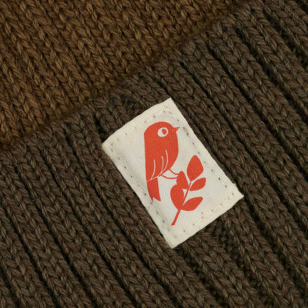 Matt Sewell + Silverstick Merino Wool Bobble Hat Ciri Bunting Label