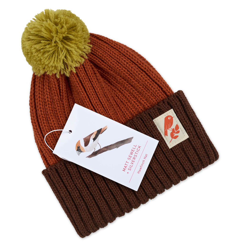 matt sewell hawfinch bobble hat