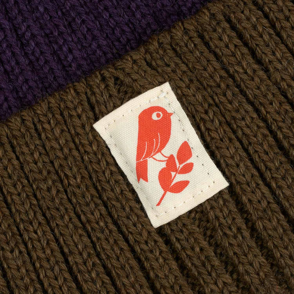 Matt Sewell + Silverstick Merino Wool Bobble Hat Turtle Dove Label