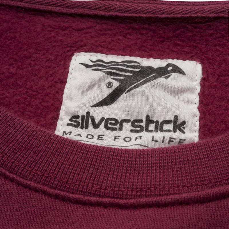 silverstick mens organic cotton arugam beaujolais sweat printed label