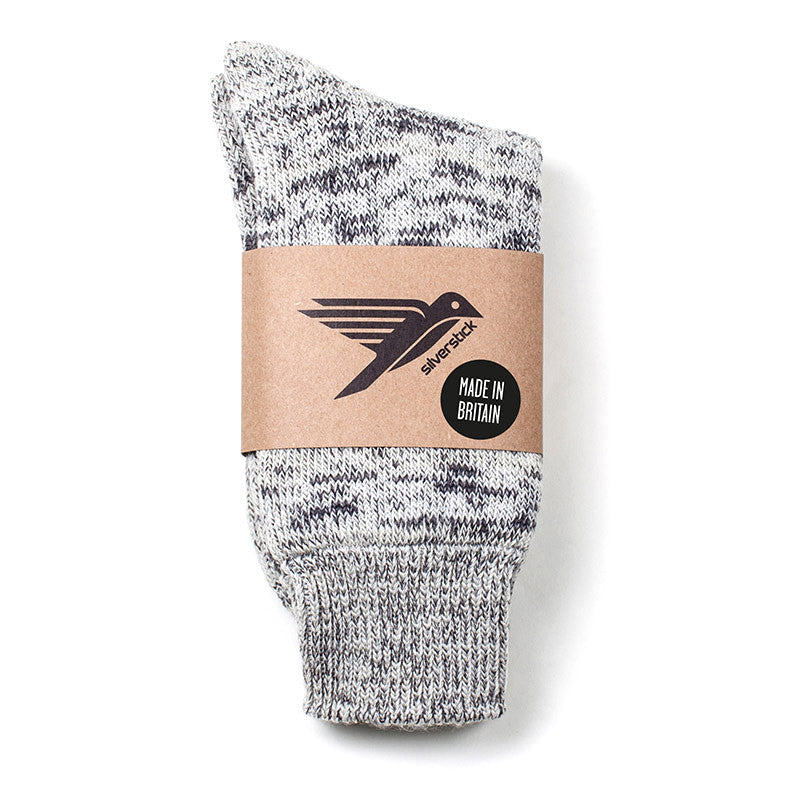 Silverstick Natural Wool British Hiking Sock Dove Marl