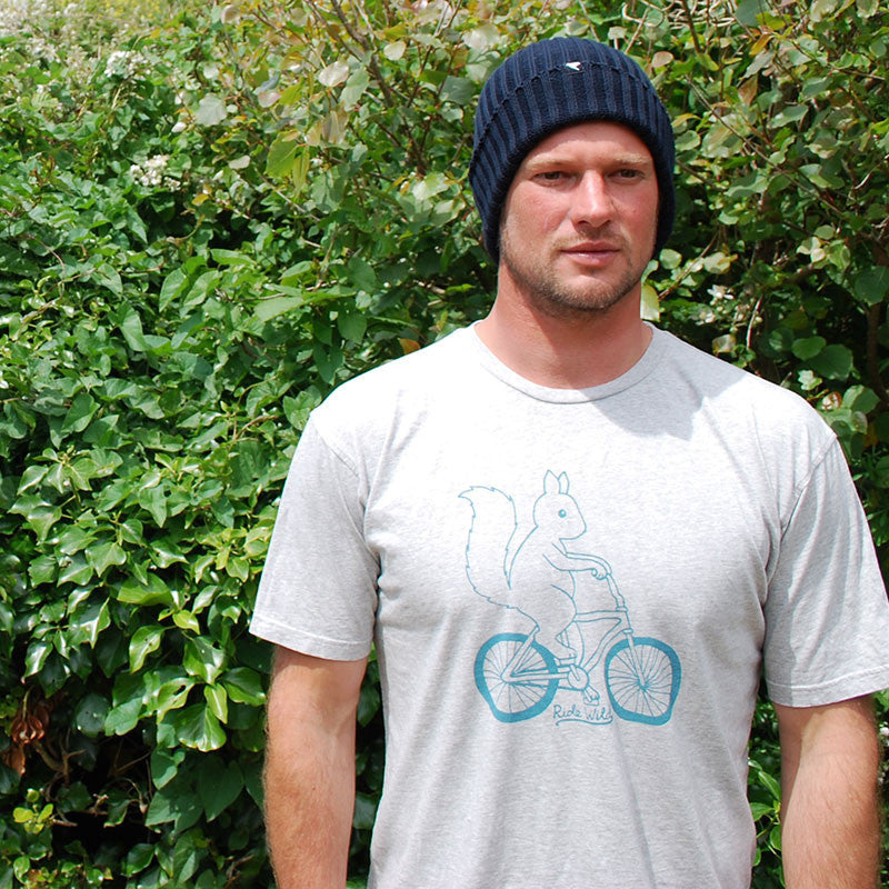 Silverstick Summit Organic Cotton Beanie Navy Lifestyle