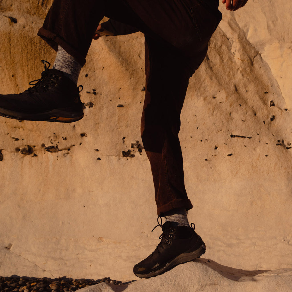 Silverstick Natural Wool British Hiking Sock Dove Marl Adventure