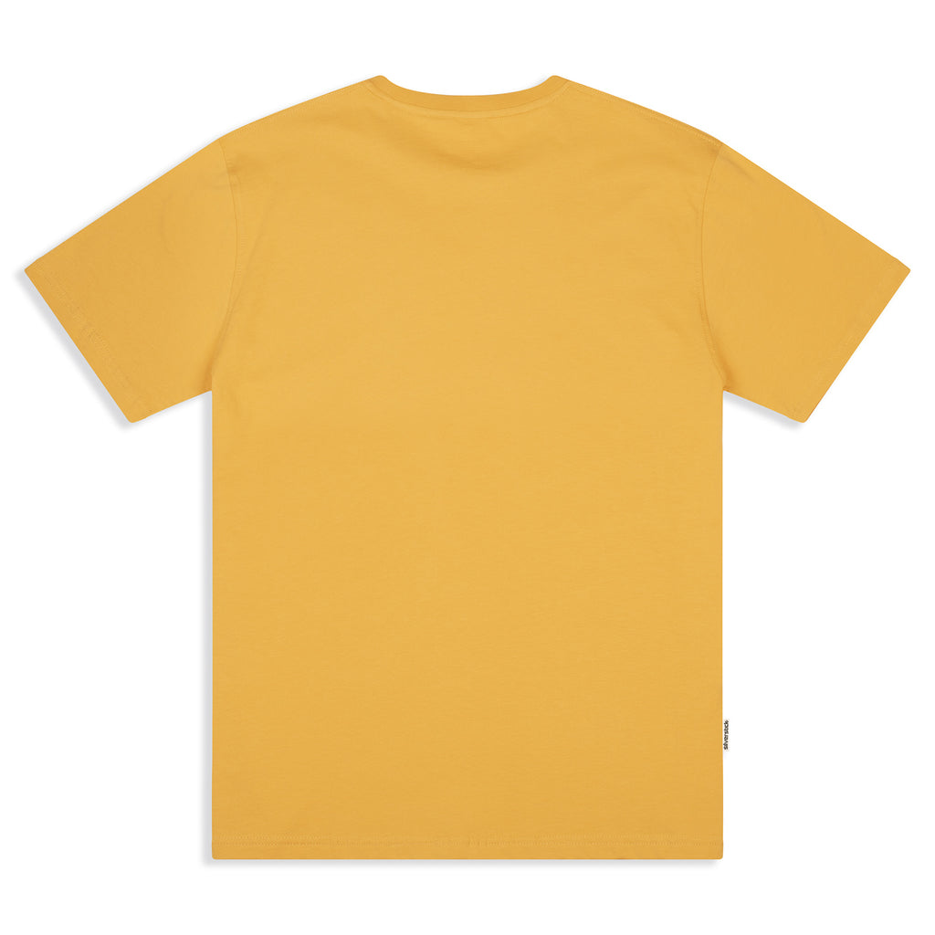 Silverstick Mens Adventure Organic Cotton T Shirt Maize Back