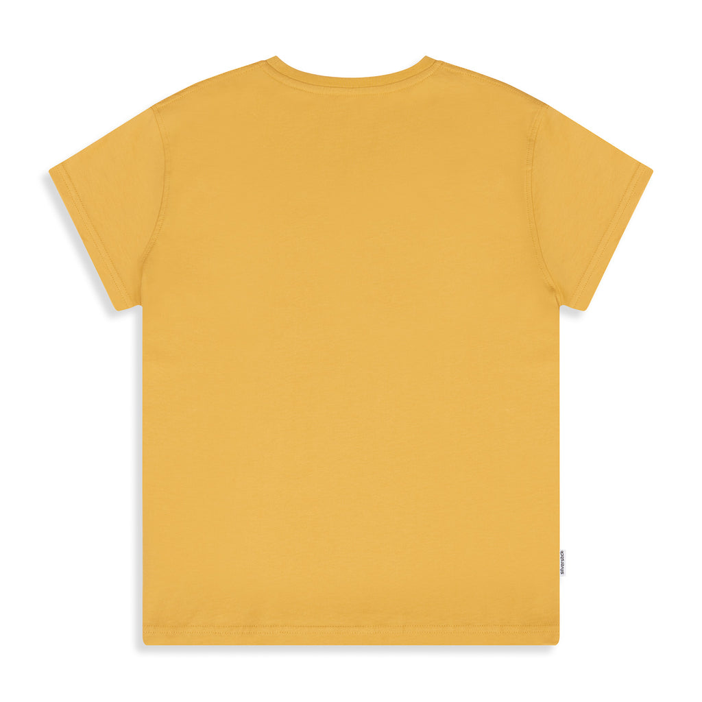 silverstick womens organic cotton explore more maize boxy t shirt back