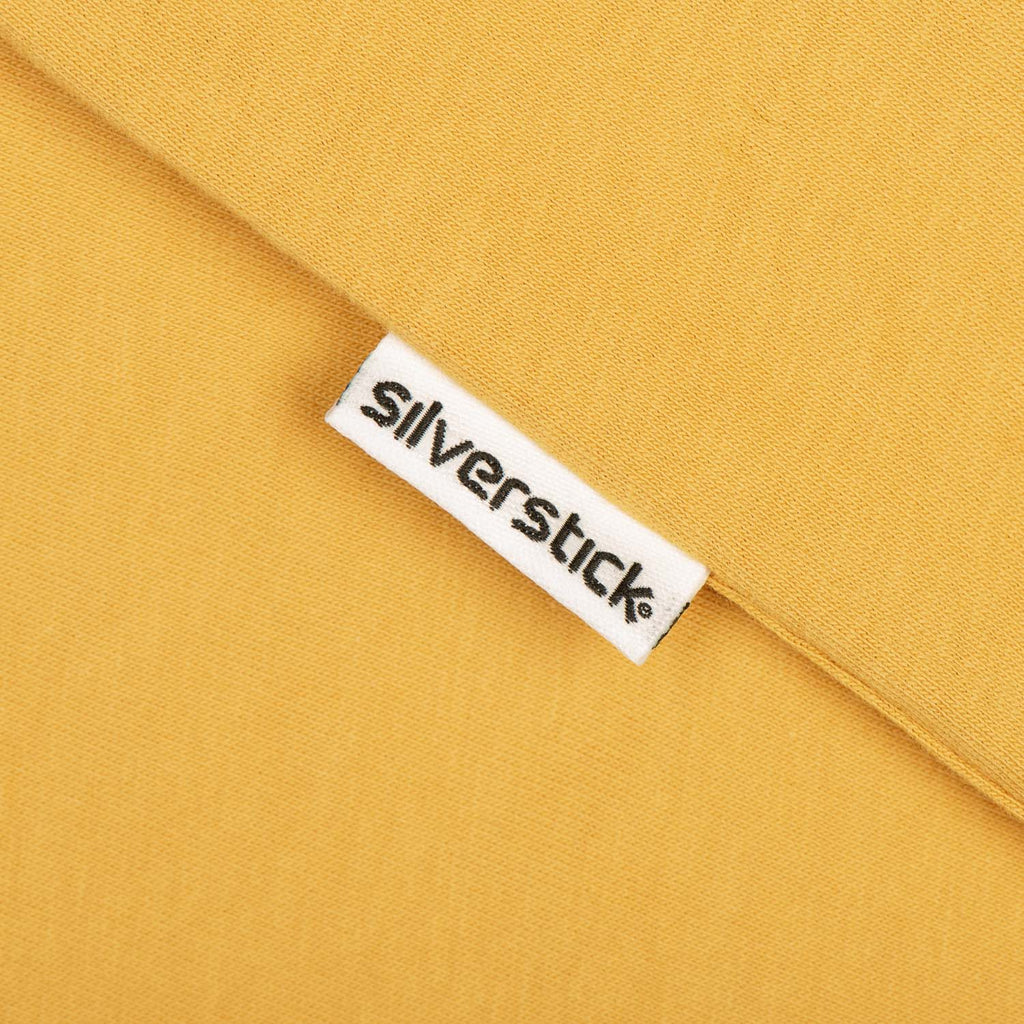 silverstick womens organic cotton tee maize side label