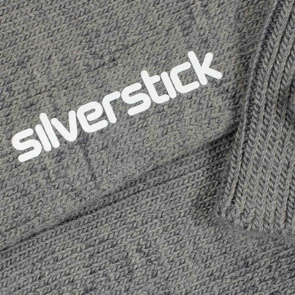 silverstick natural wool alpine sock slate branding