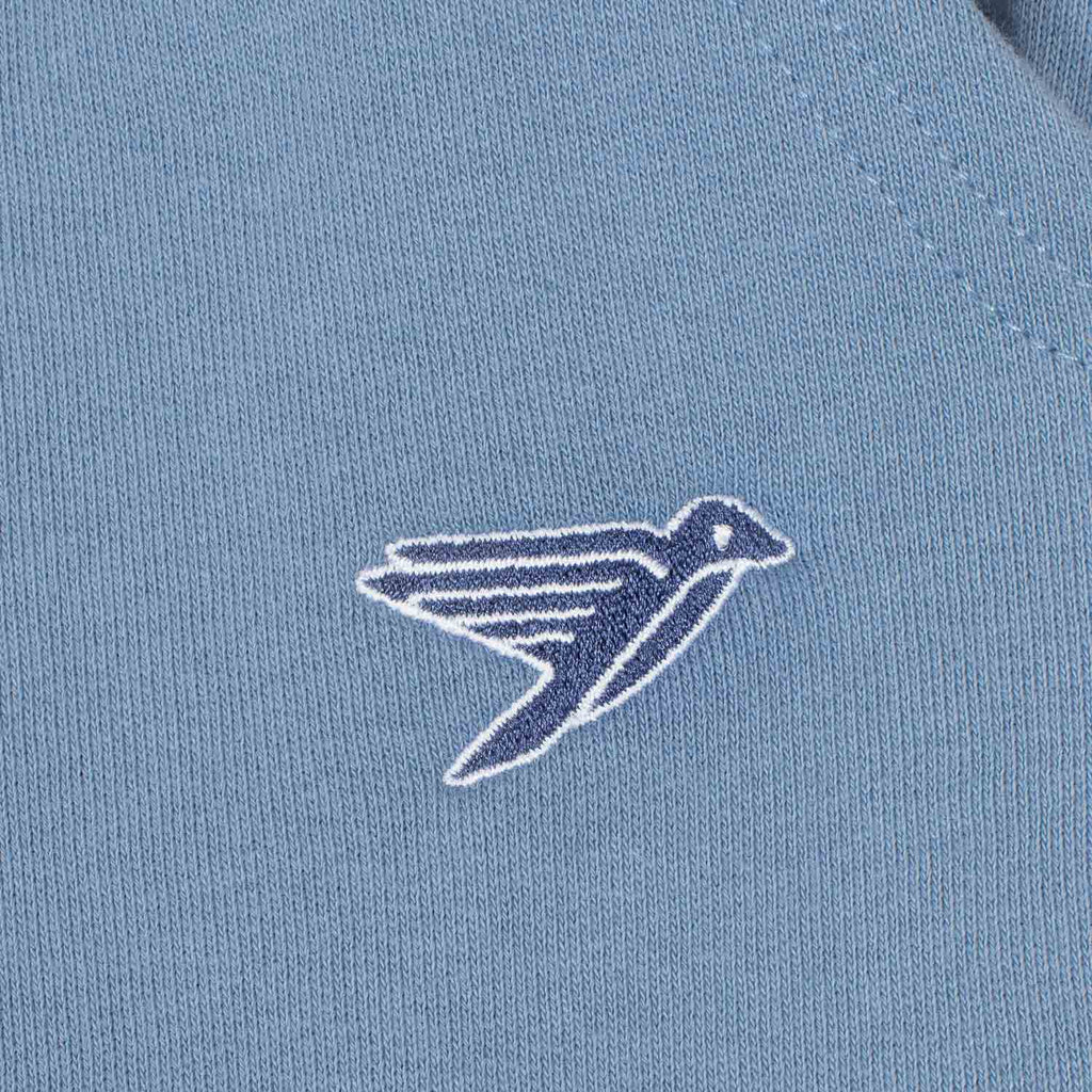 silverstick womens organic cotton sweatpant johnson faded denim embroidery