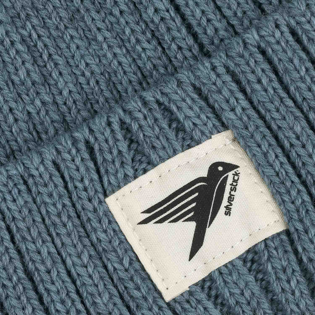 Silverstick Moffat Merino Wool Beanie Celeste Label