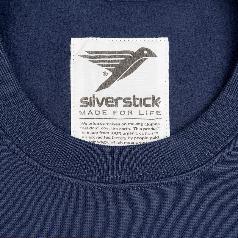 silverstick womens organic cotton arugam navy blue logo made for life