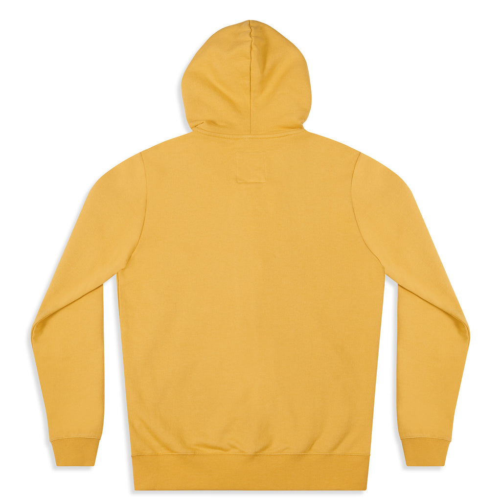 silverstick womens organic cotton tobias zip hoodie maize back