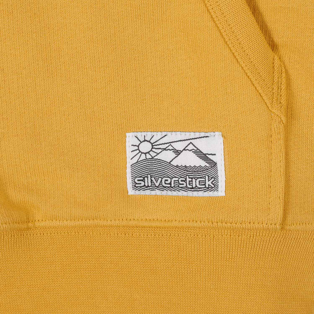 silverstick womens organic cotton tobias zip hoodie maize label
