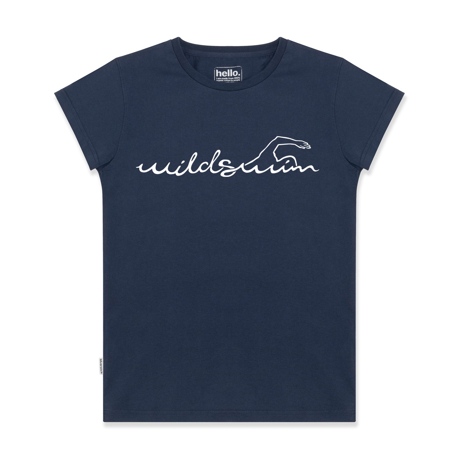 wild swim organic cotton tee