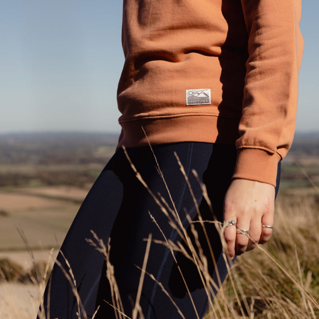 Silverstick Womens Beau Organic Cotton Sweatshirt Pheasant Hills Label