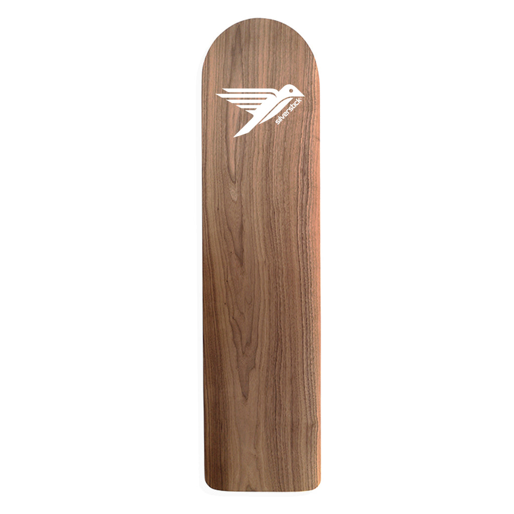 Silverstick Wooden Belly Board Walnut Front