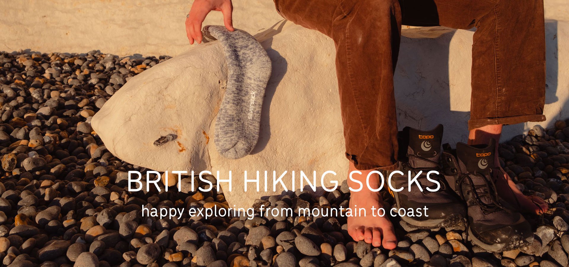 Sustainable Happy Hiking Socks