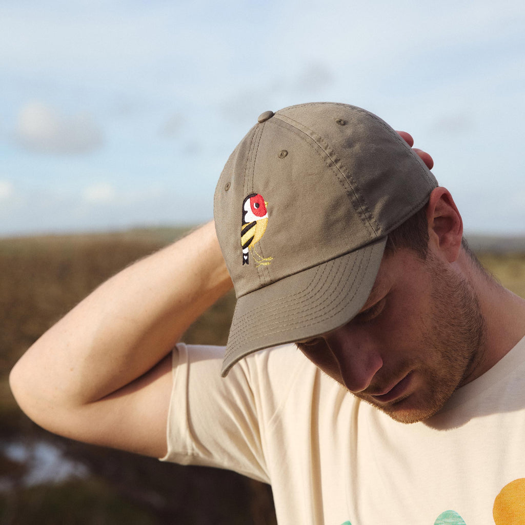 Matt Sewell +Silverstick organic cotton goldfinch cap