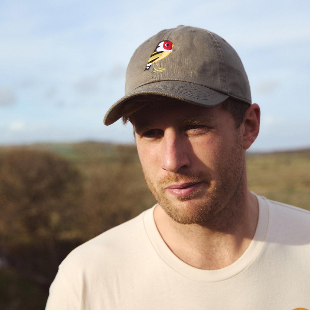 Matt Sewell +Silverstick organic cotton goldfinch cap