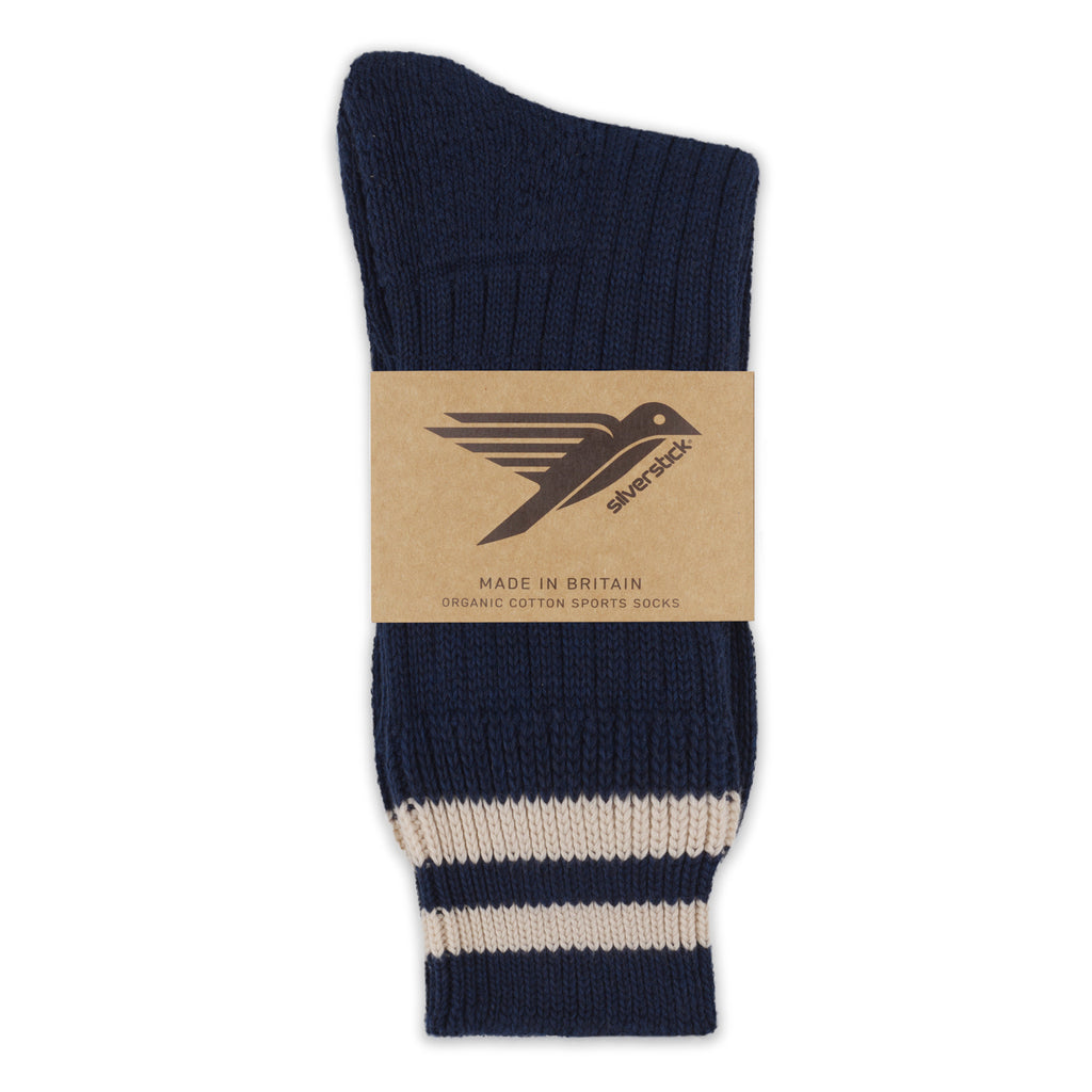 Silverstick Air Organic Cotton Sports Sock Marine