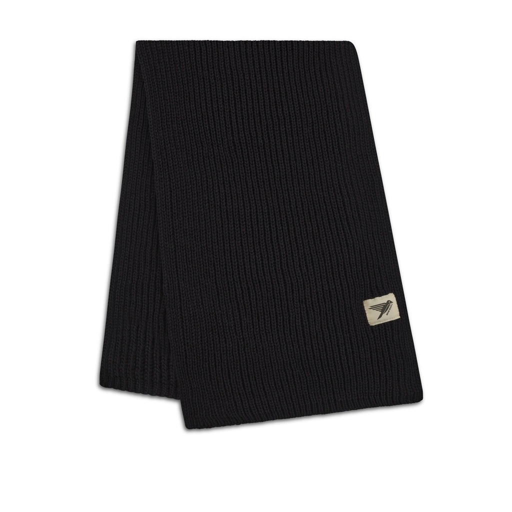 Silverstick merino wool scarf cirrus black label