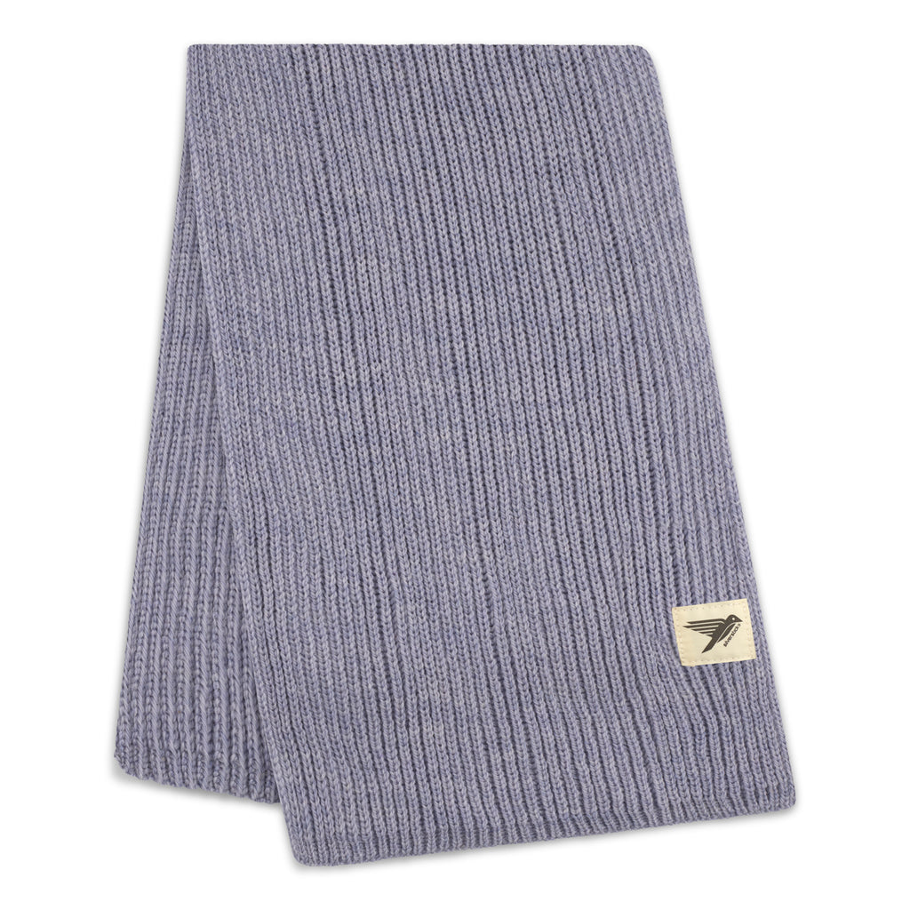 Silverstick merino wool scarf cirrus iris full