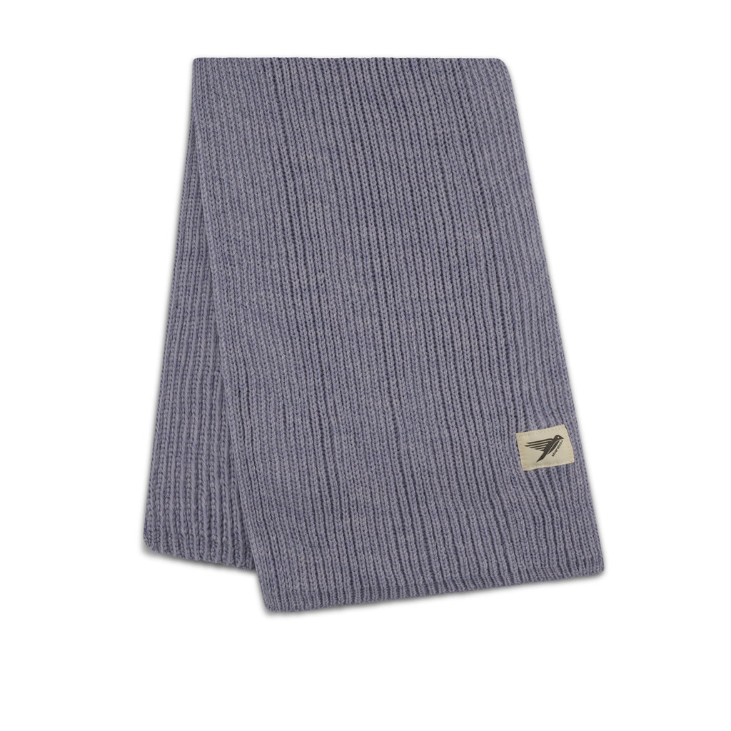 Silverstick merino wool scarf cirrus iris label