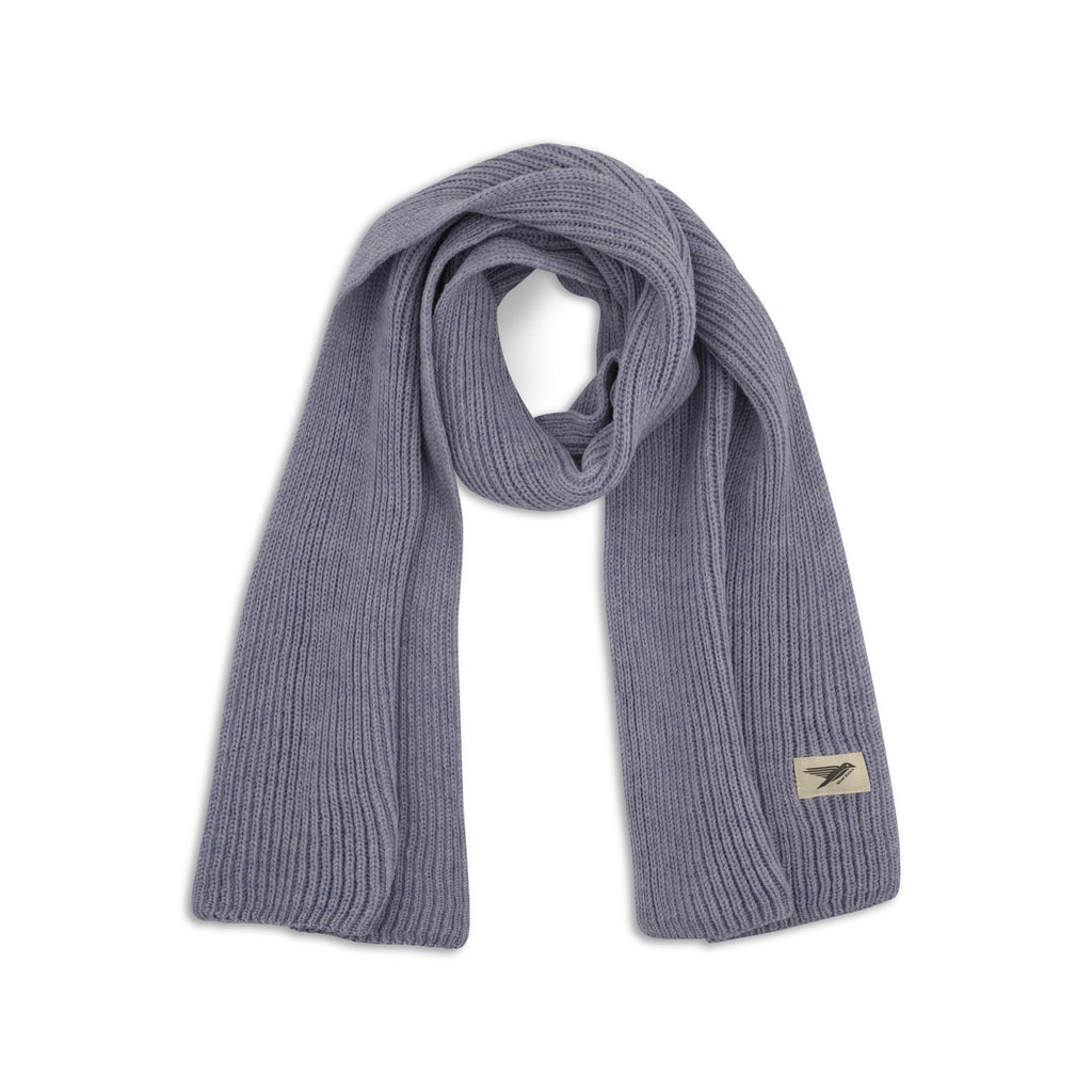 Silverstick merino wool scarf cirrus iris