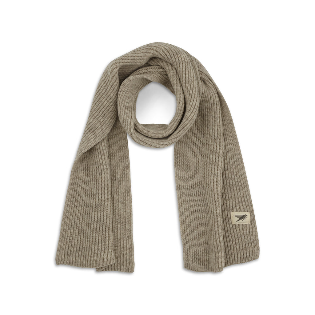 Silverstick merino wool scarf cirrus oat