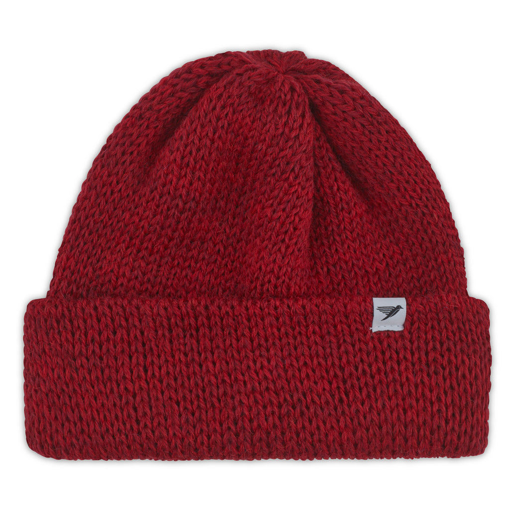 Silverstick Drift British Wool Beanie Red