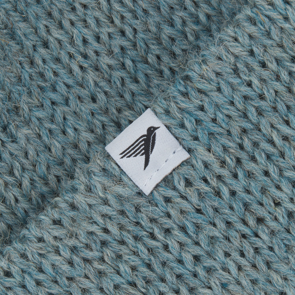 Silverstick Drift British Wool Beanie Summer Storm Label