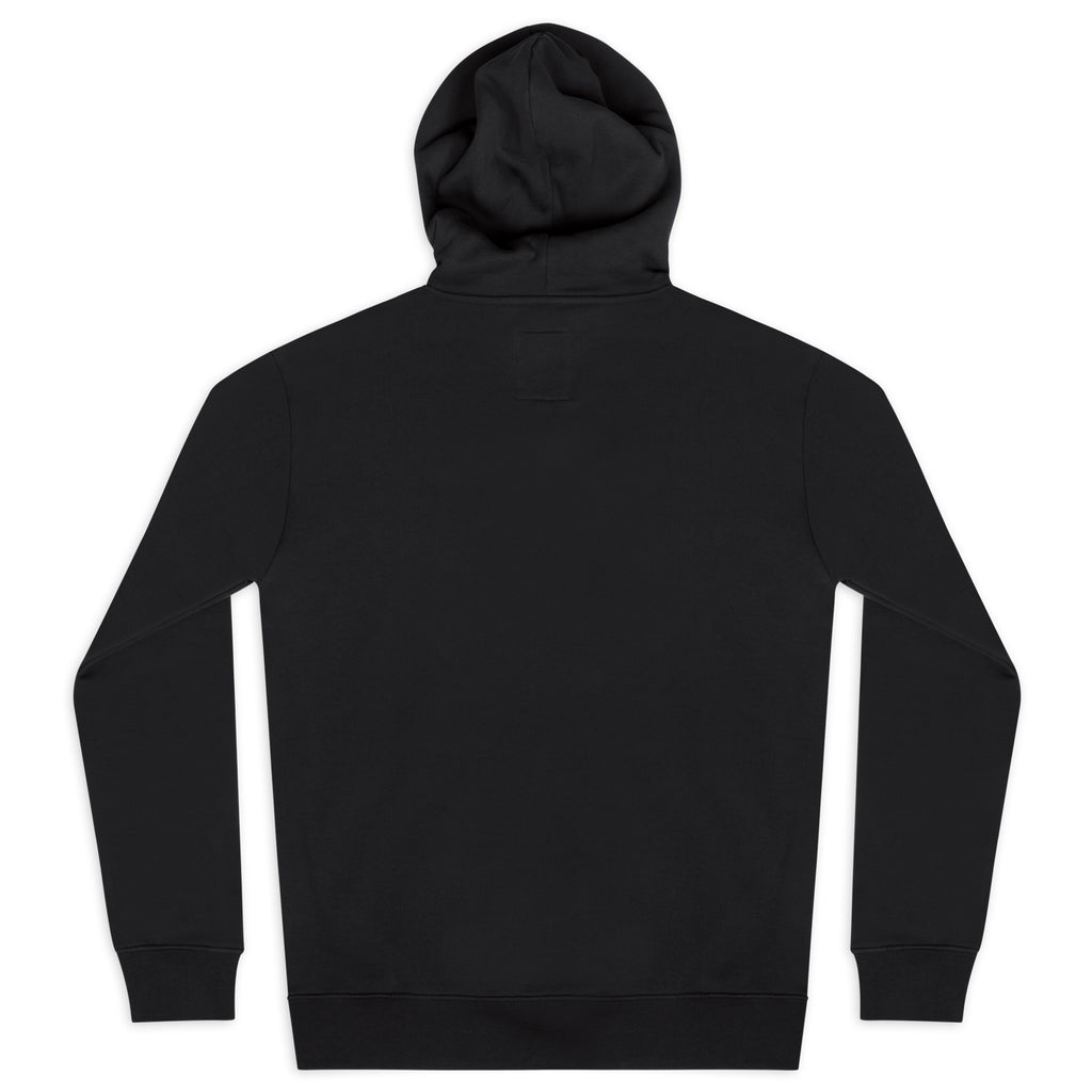 logo organic cotton hoodie
