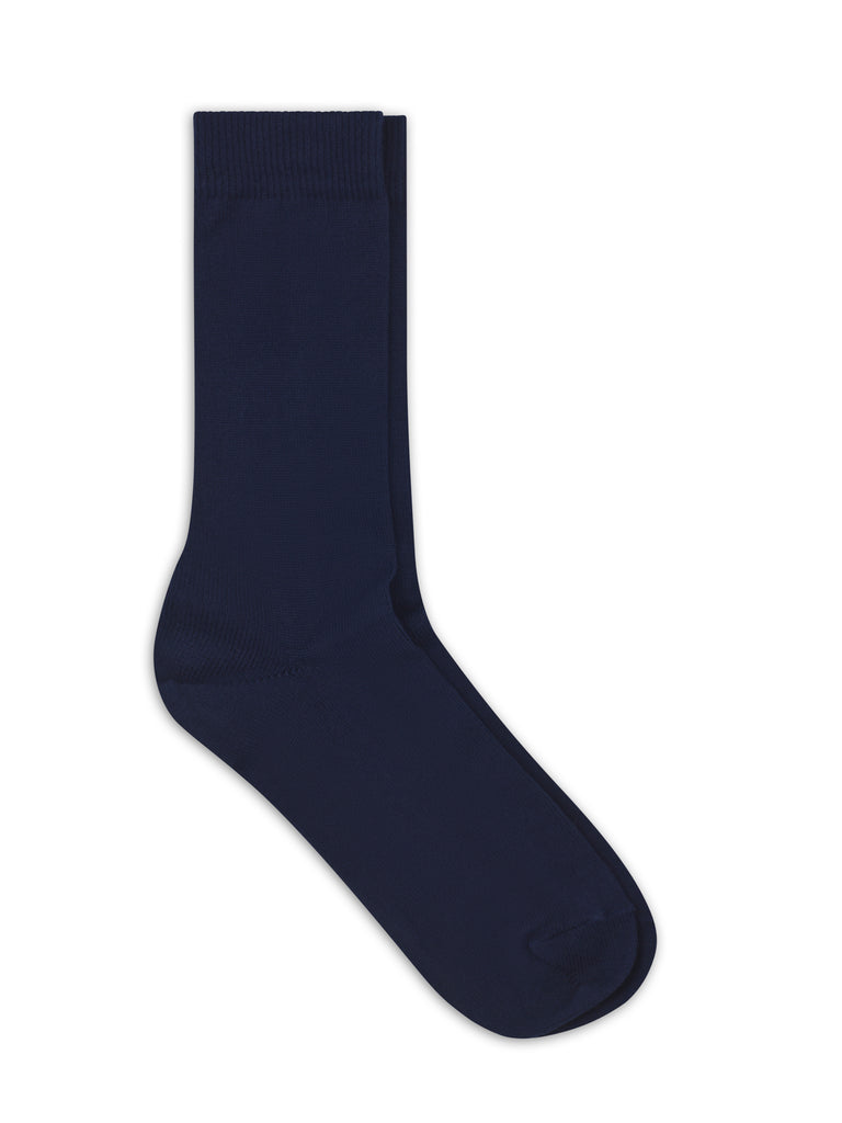 silverstick organic cotton hope navy sock full