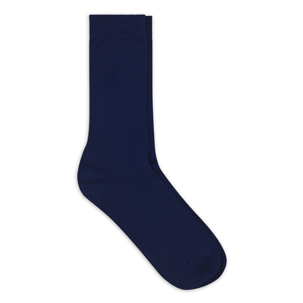 silverstick organic cotton hope navy sock full