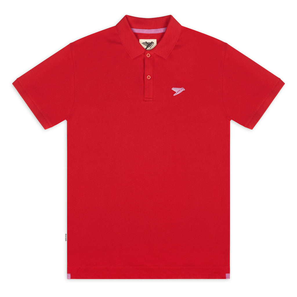 Silverstick Marco Mens Organic Cotton-Polo Shirt Paprika Front Web 1500