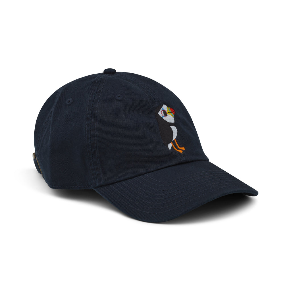 Matt Sewell +Silverstick organic cotton puffin cap