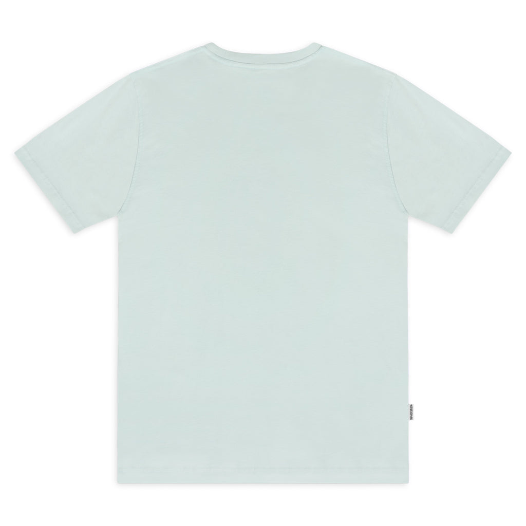 Silverstick Men Organic Cotton Logo Tees Misty Blue