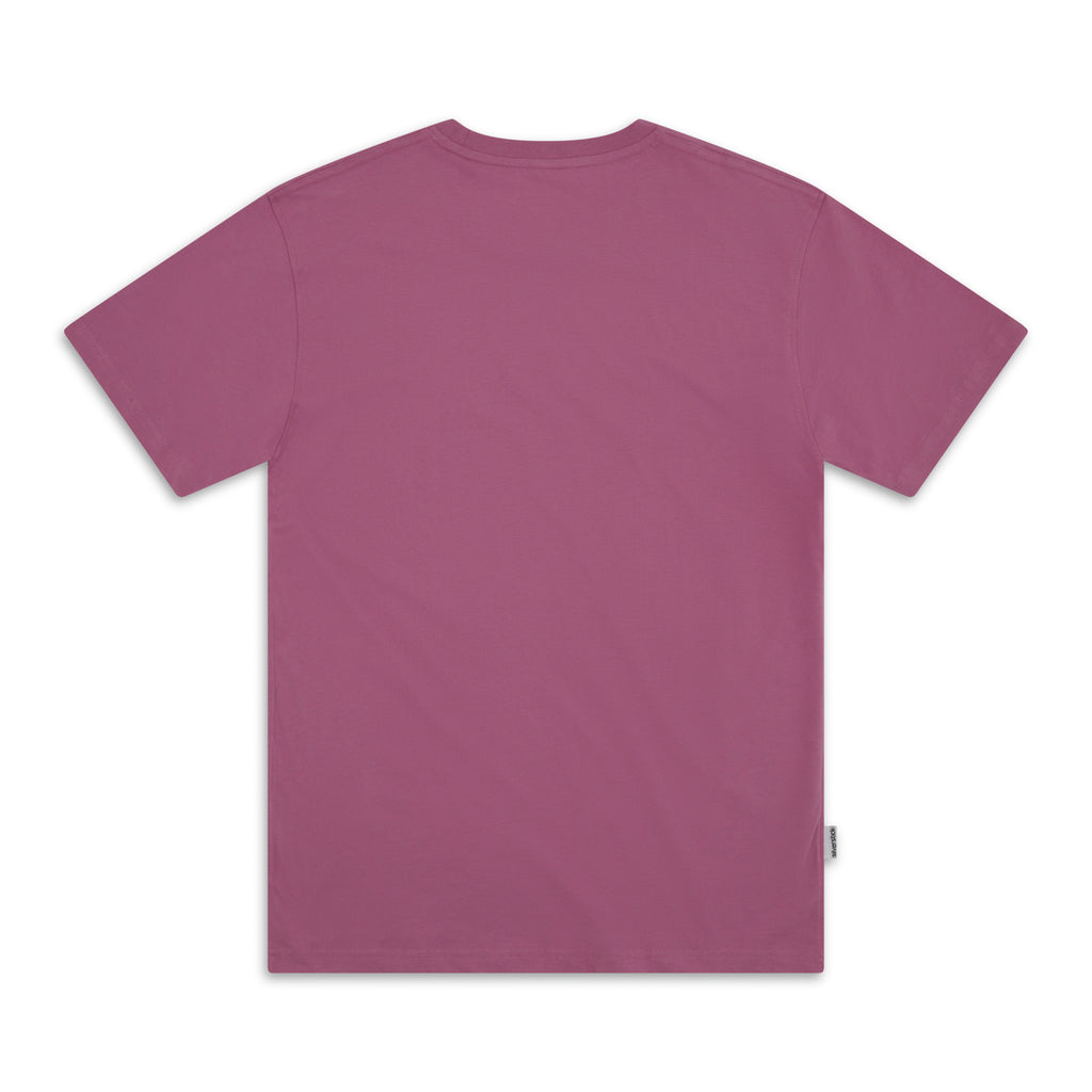 silverstick mens wanda organic cotton short sleeve t shirt orchid back