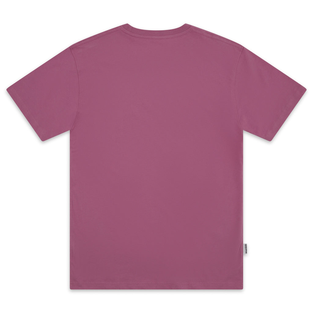 silverstick mens wanda organic cotton short sleeve t shirt orchid back