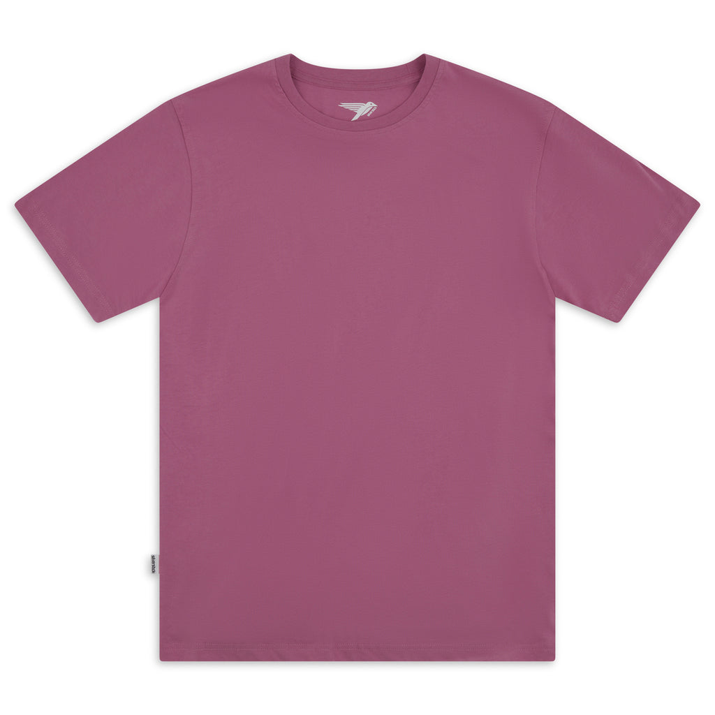 silverstick mens wanda organic cotton short sleeve t shirt orchid front
