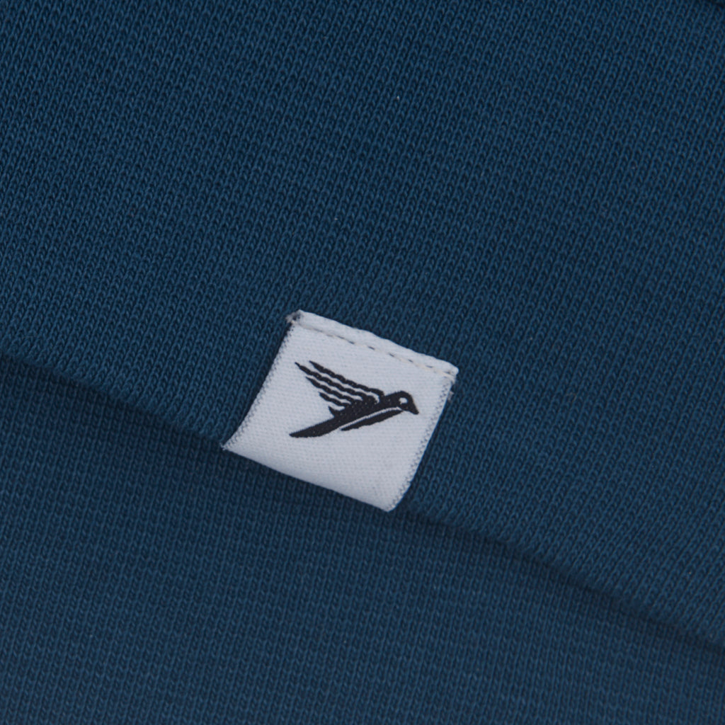 Silverstick Mens Nevis Organic Cotton Quarter Zip Sweat Navy Label