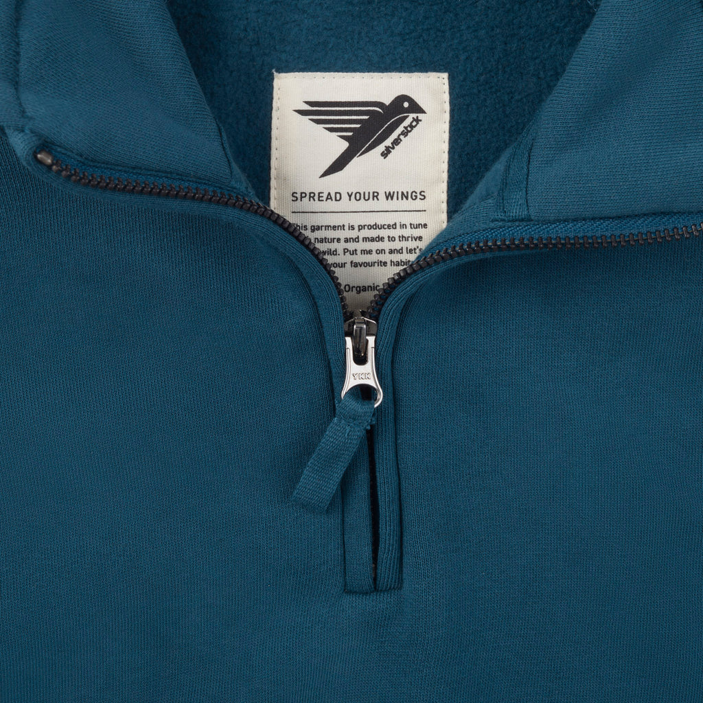 nevis organic cotton quarter zip
