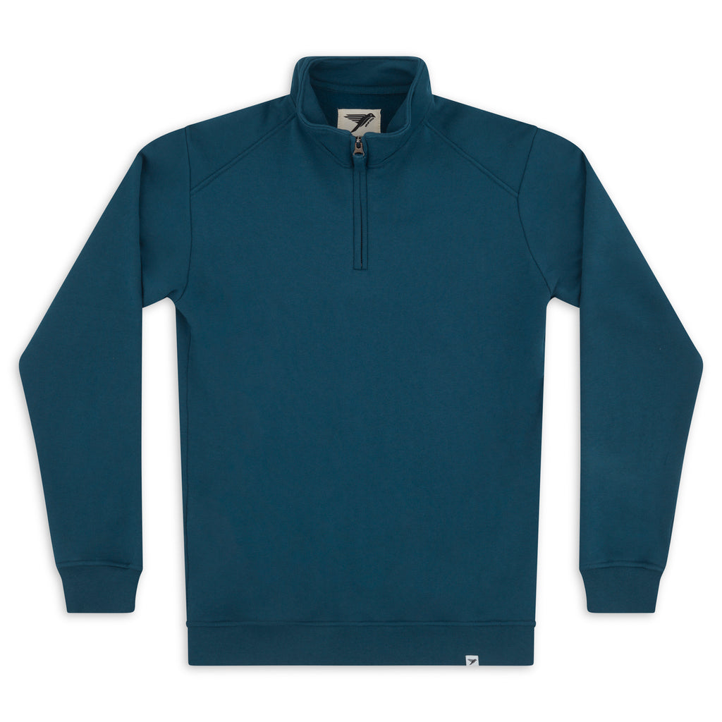 nevis organic cotton quarter zip