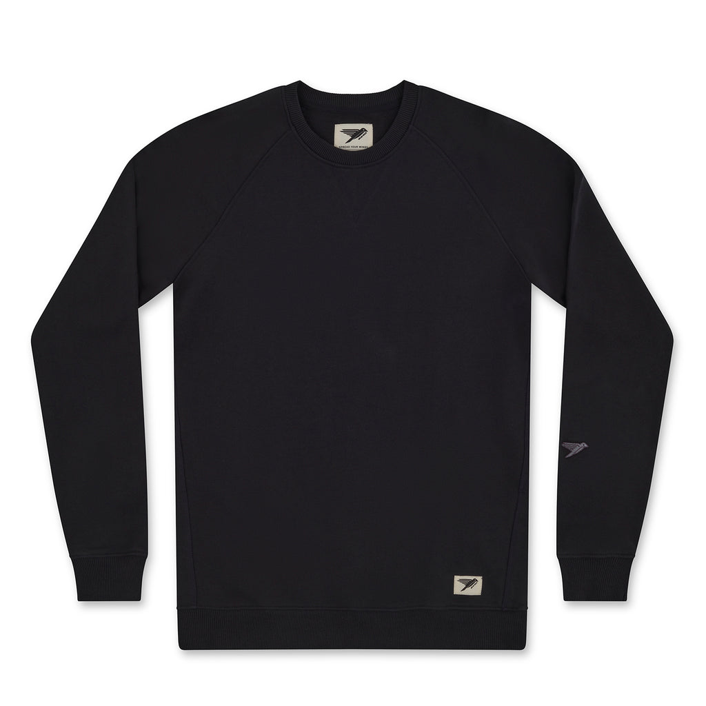 silverstick mens organic cotton hoodie nias charcoal front