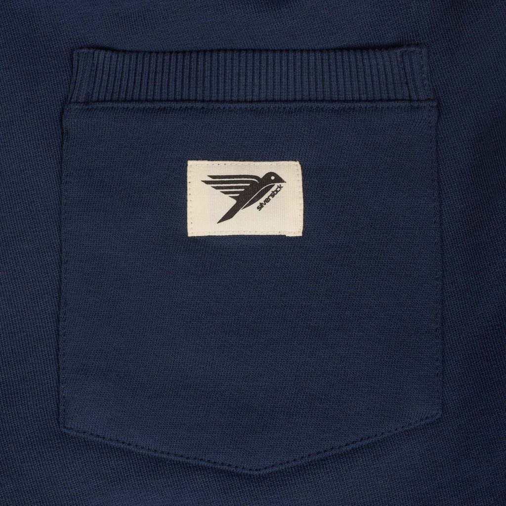 Silverstick Jensen Mens Organic Cotton Sweatshirt French Navy Pocket