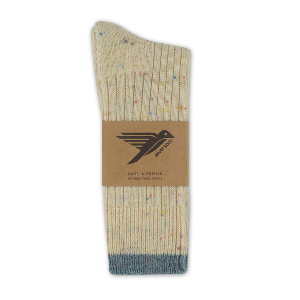 Silverstick British Wool Pennine Sock Rainbow Nepp
