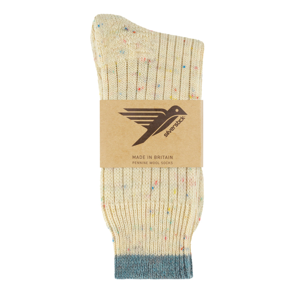 Silverstick British Wool Pennine Sock Rainbow Nepp
