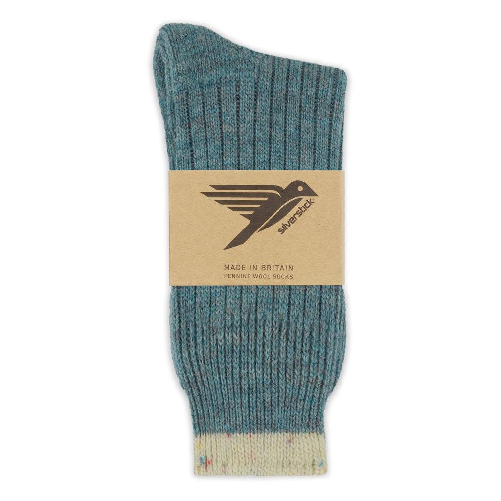 Silverstick British Wool Pennine Sock Summer Storm